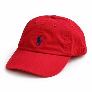 Polo Ralph Lauren Kids Red Baseball Cap 12-24mo Pony Logo Legacy Heritage